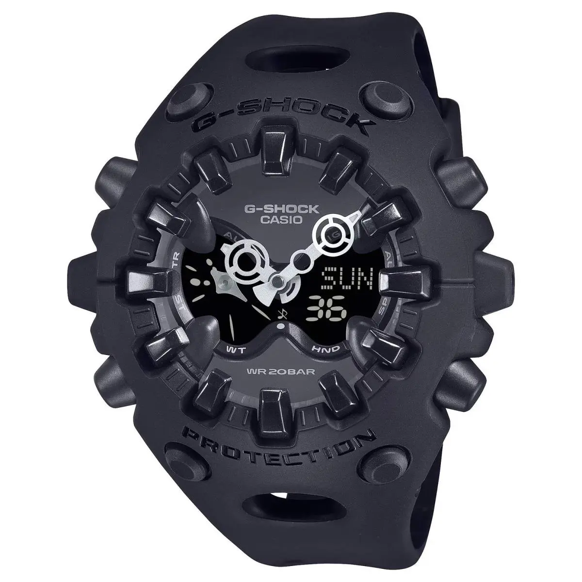G Shock GAV01A-1A Black Cool Eyes Watch Analog Digital by Casio