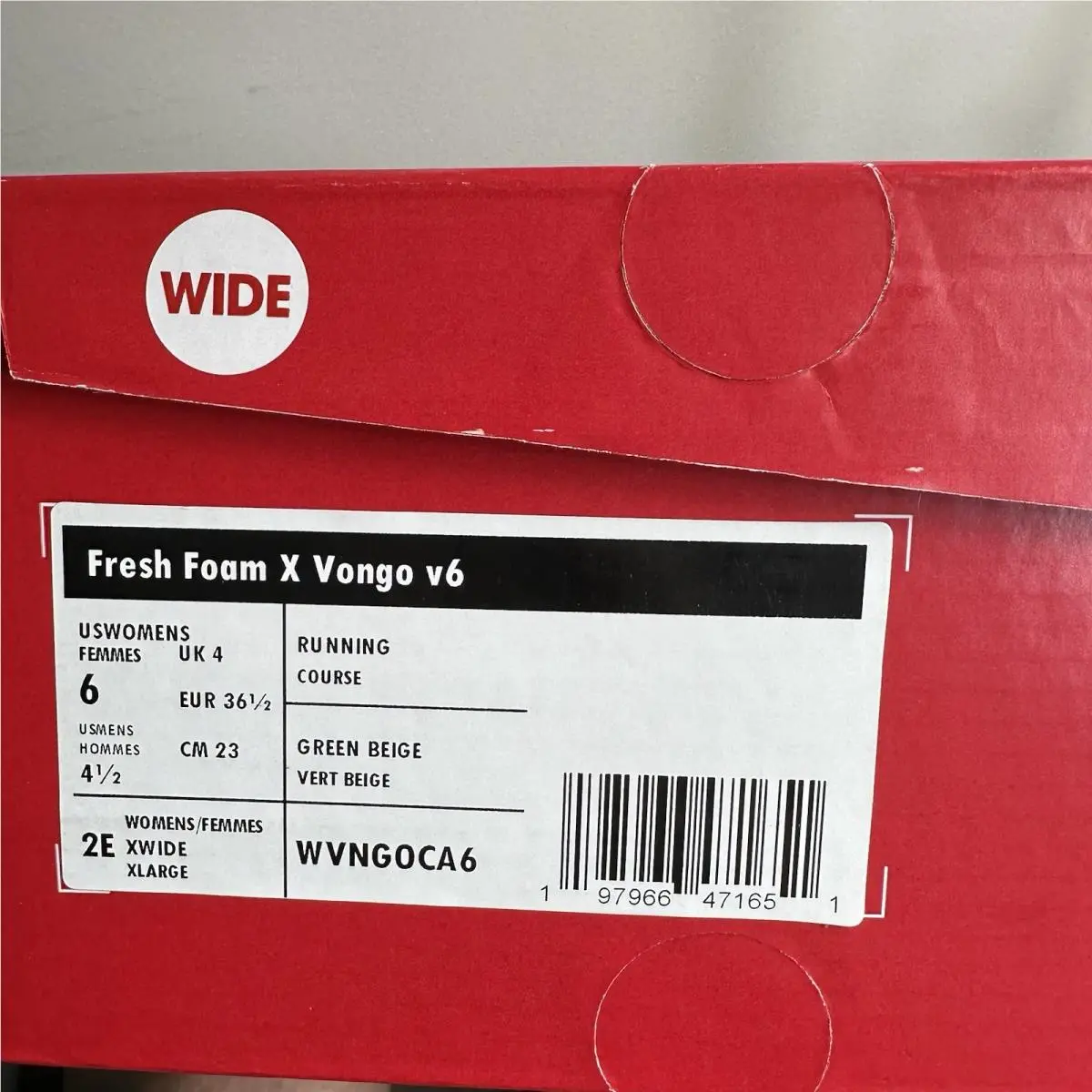New Balance shoes - New Balance Fresh Foam X Vongo v6 - WVNGOCA6 - Green 7