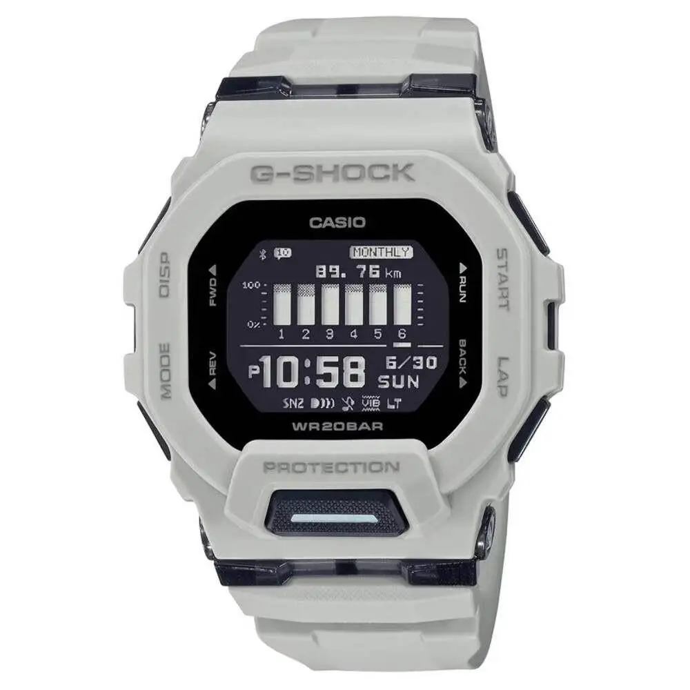 Casio G-shock G-squad GBD-200 Series White Resin Watch GBD200UU-9