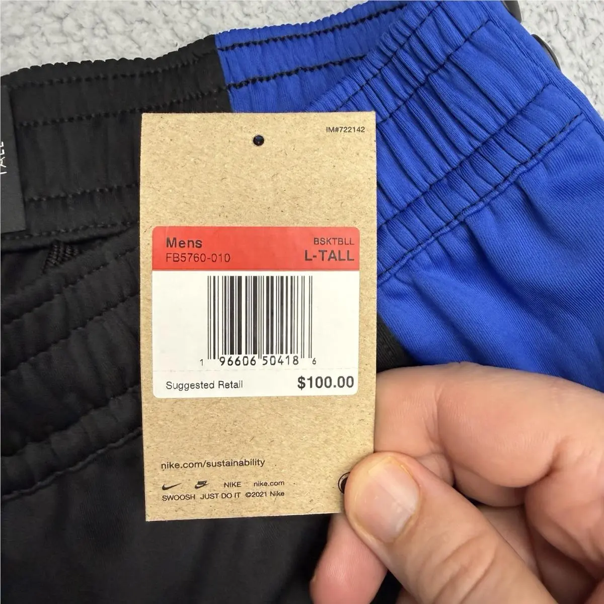 Nike clothing - Nike Orlando Magic Tear Away - FB5760010 - Blue 3