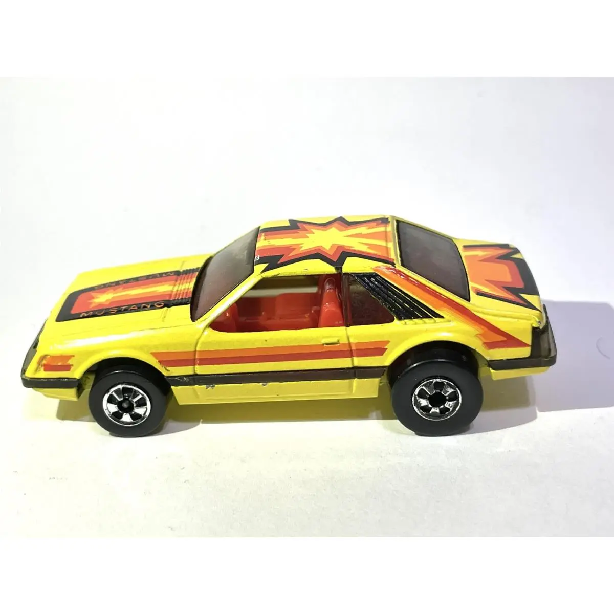 Vintage 1979 Hot Wheels Hot Ones Turbo Mustang Cobra Yellow