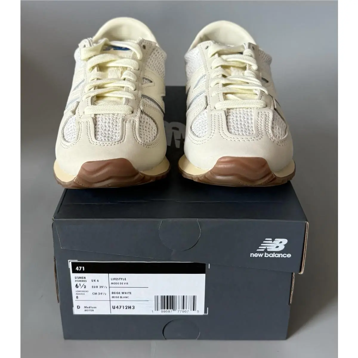 New Balance shoes - New Balance 471 - Beige White (UPC: 0198687779675) 0