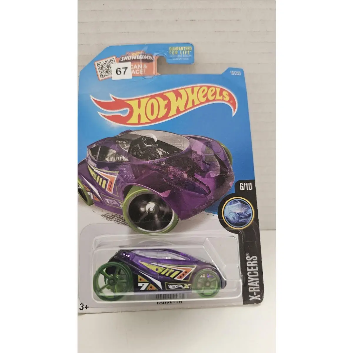 Hot Wheels X-raycers Vandetta 6/10 Car Diecast 1:64 Scale Model Kit Plastic