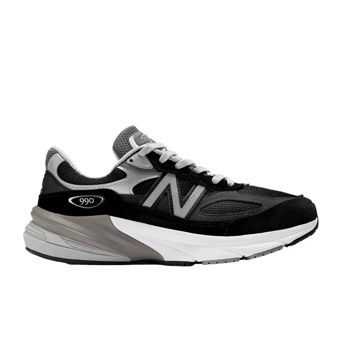 New Balance 990 V6 Kids Size 5.5 Running Shoes Black/grey Sneakers GC990BK6 New