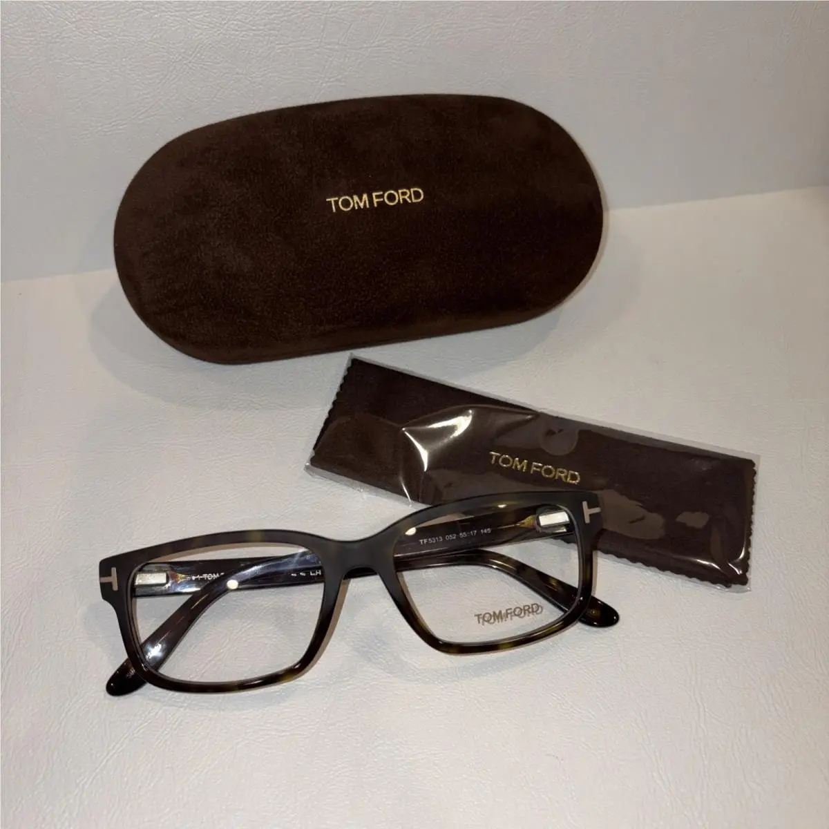 Tom Ford TF5313 Eyeglass Frame Tortoise