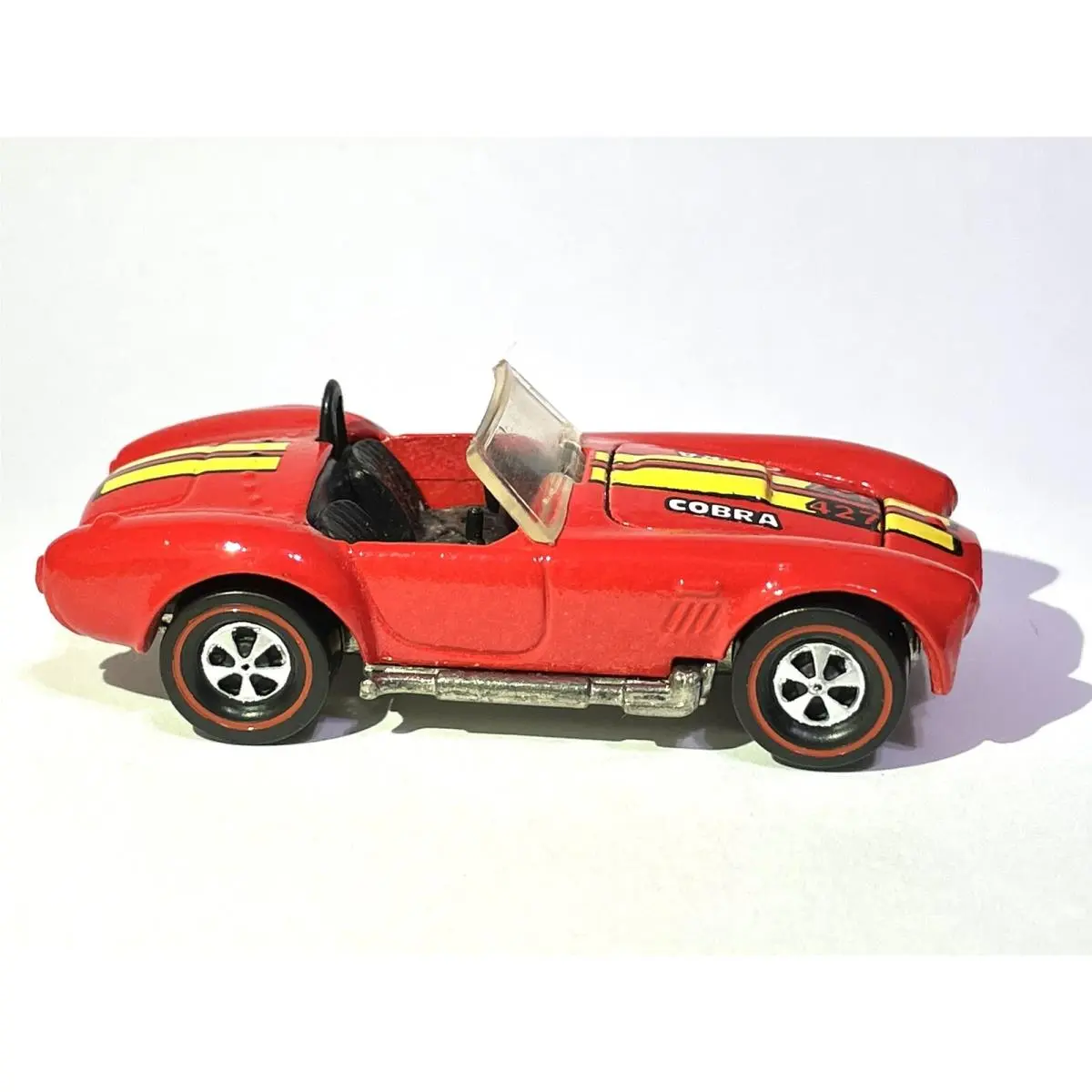 Hot Wheels Classic Cobra Red - Custom Made - Redline - Gloss Red