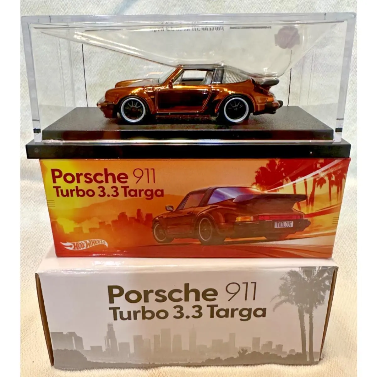 Hot Wheels - Rlc - Redline Club - Porsche 911 Turbo 3.3 Targa - Bronze - IN Hand