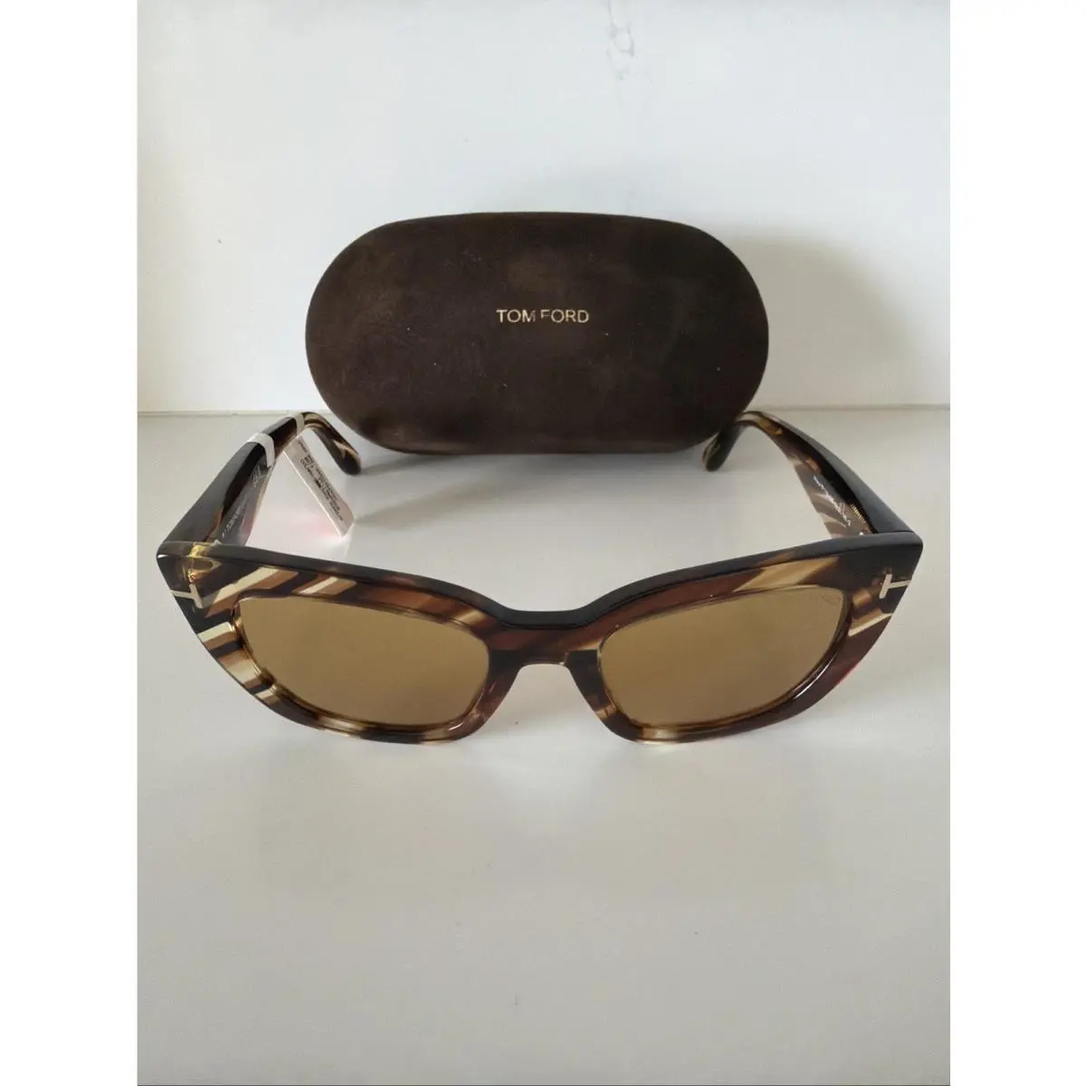 Tom Ford Sunglasses Athena TF1190 52H Polarized Havana Women FT1190/S 52H