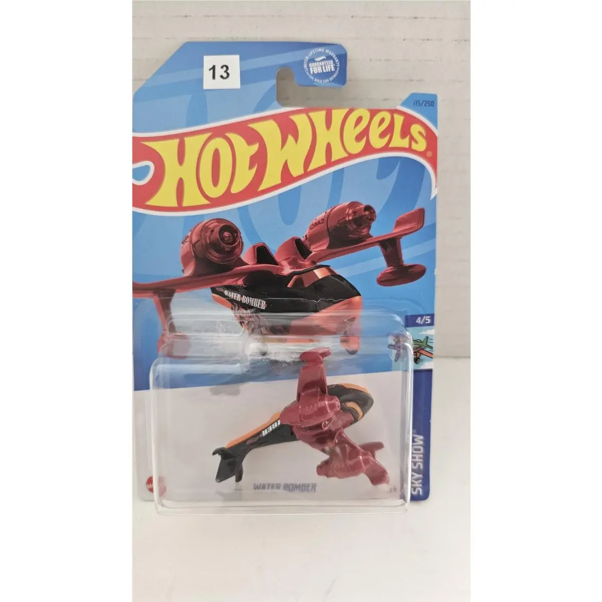 Hot Wheels Sky Show 4/5 Water Bomber 115/250 Car Diecast 1:64 Scale Model Kit