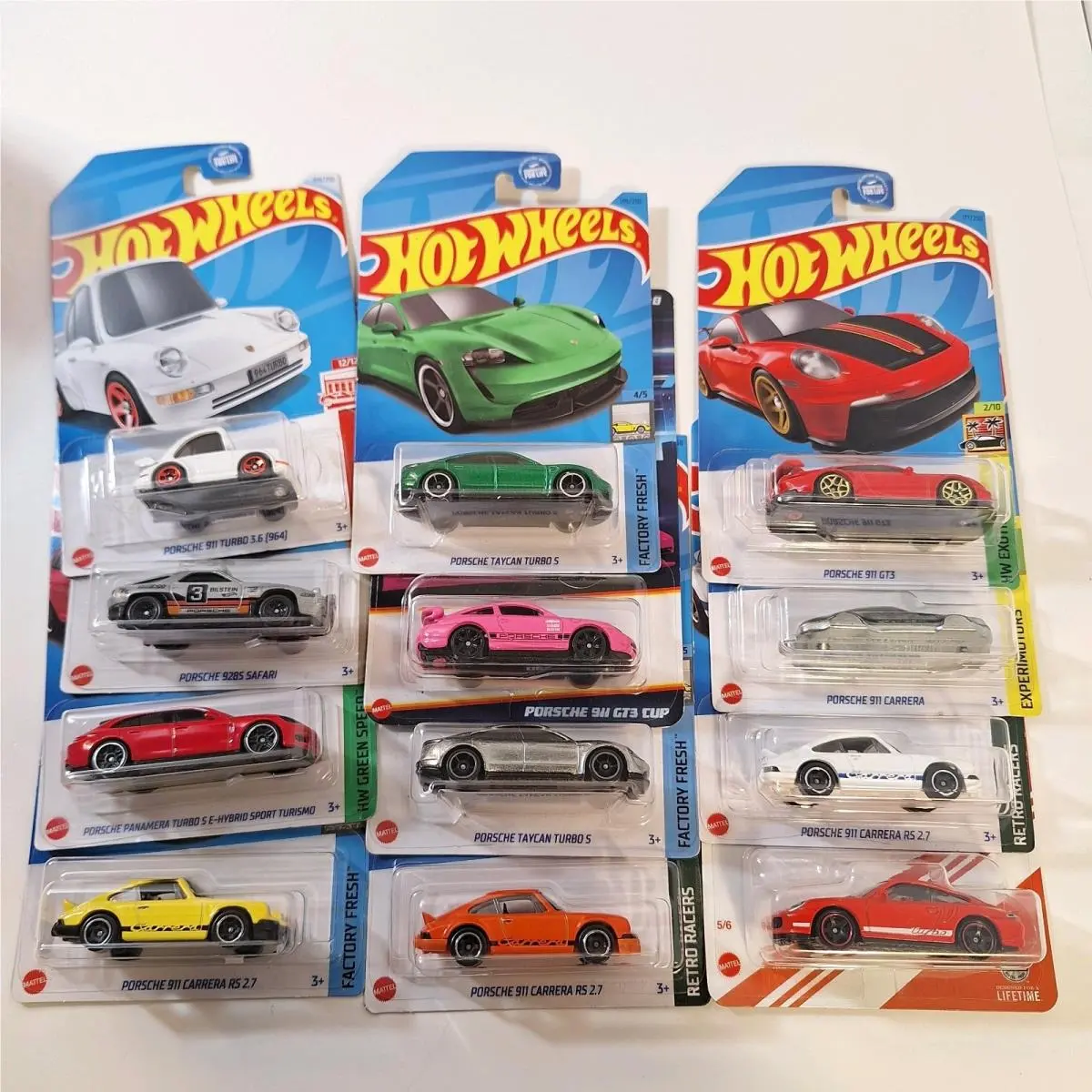 Hot Wheels 12 Porsche Zamac Neon Speeders Matchbox Target Red Edition