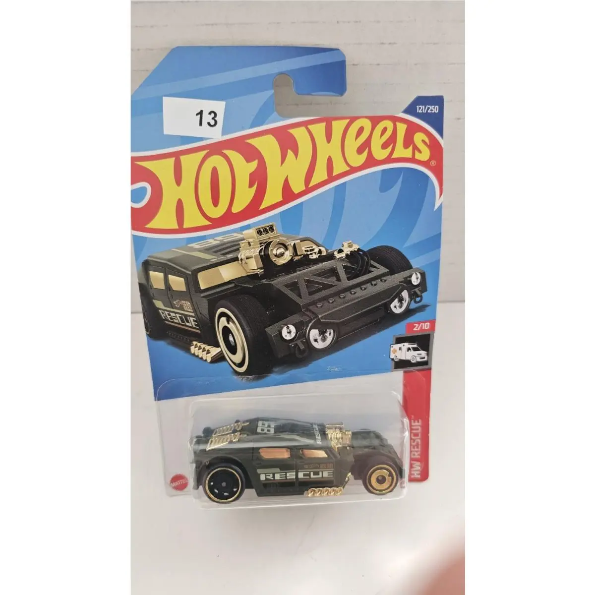 Hot Wheels HW Rescue Lethal Diesel Car Diecast 1:64 Scale Model Kit Plastic