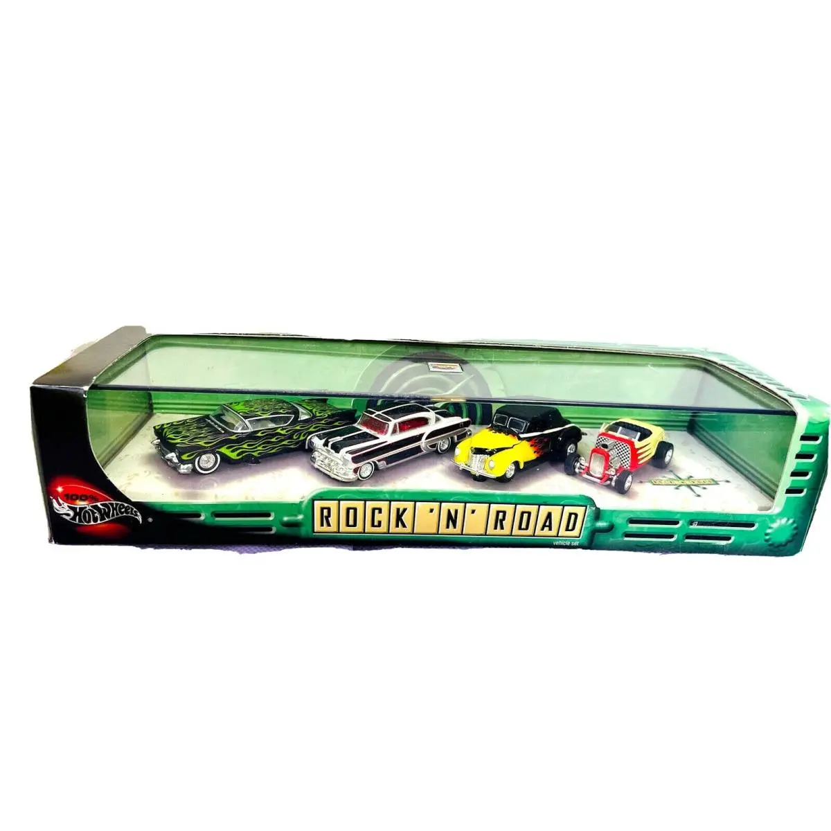 Vintage Hot Wheels Collectibles Cool Classics Rock N Road 4 Die Cast Cars 2001