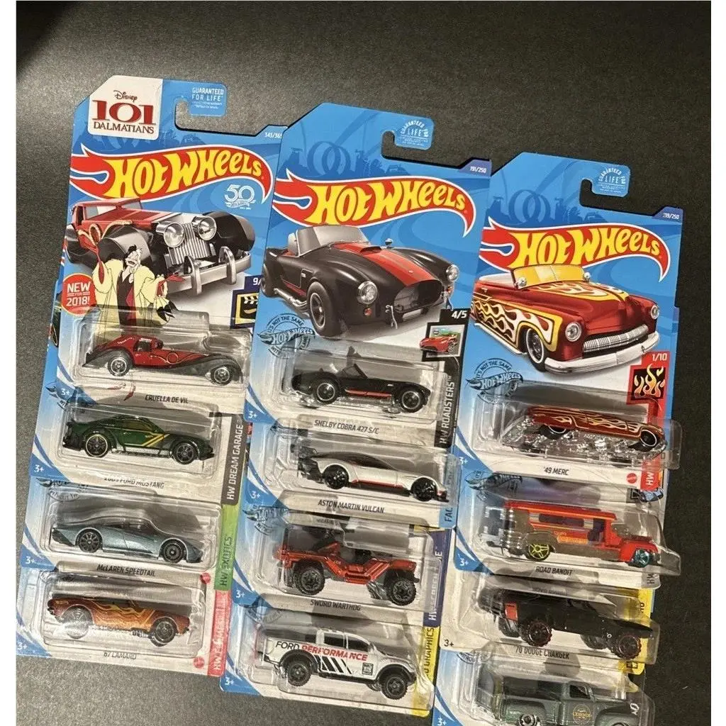 Hot Wheels Set of 12 Miscellaneous 2017 Collectible ￼