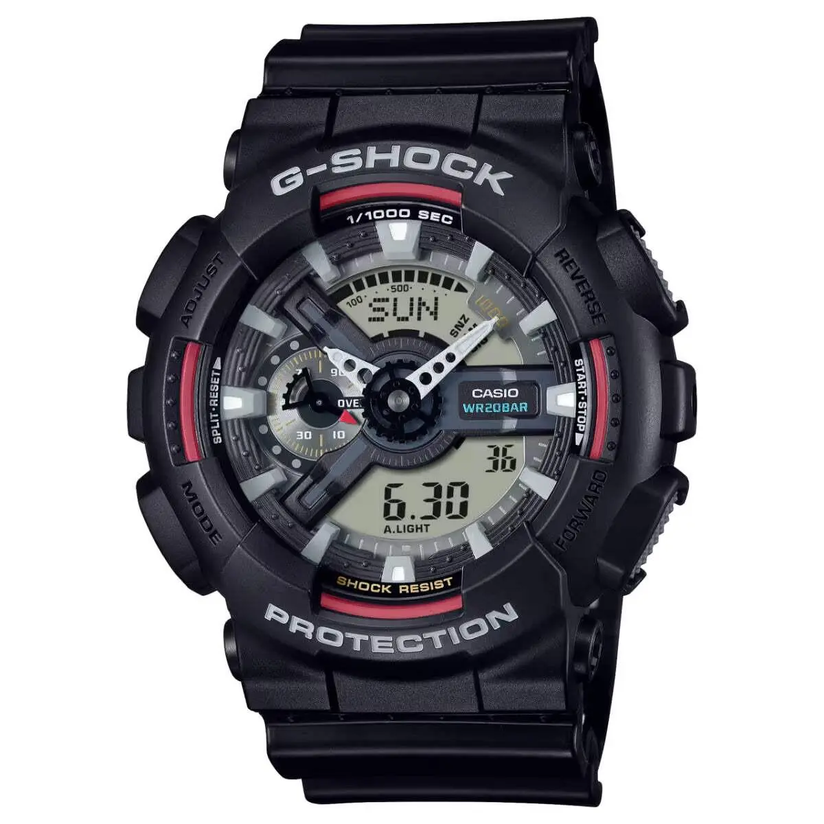 Casio G-shock Analog-digital Black Dial Resin Men`s Watch GA110RL-1A