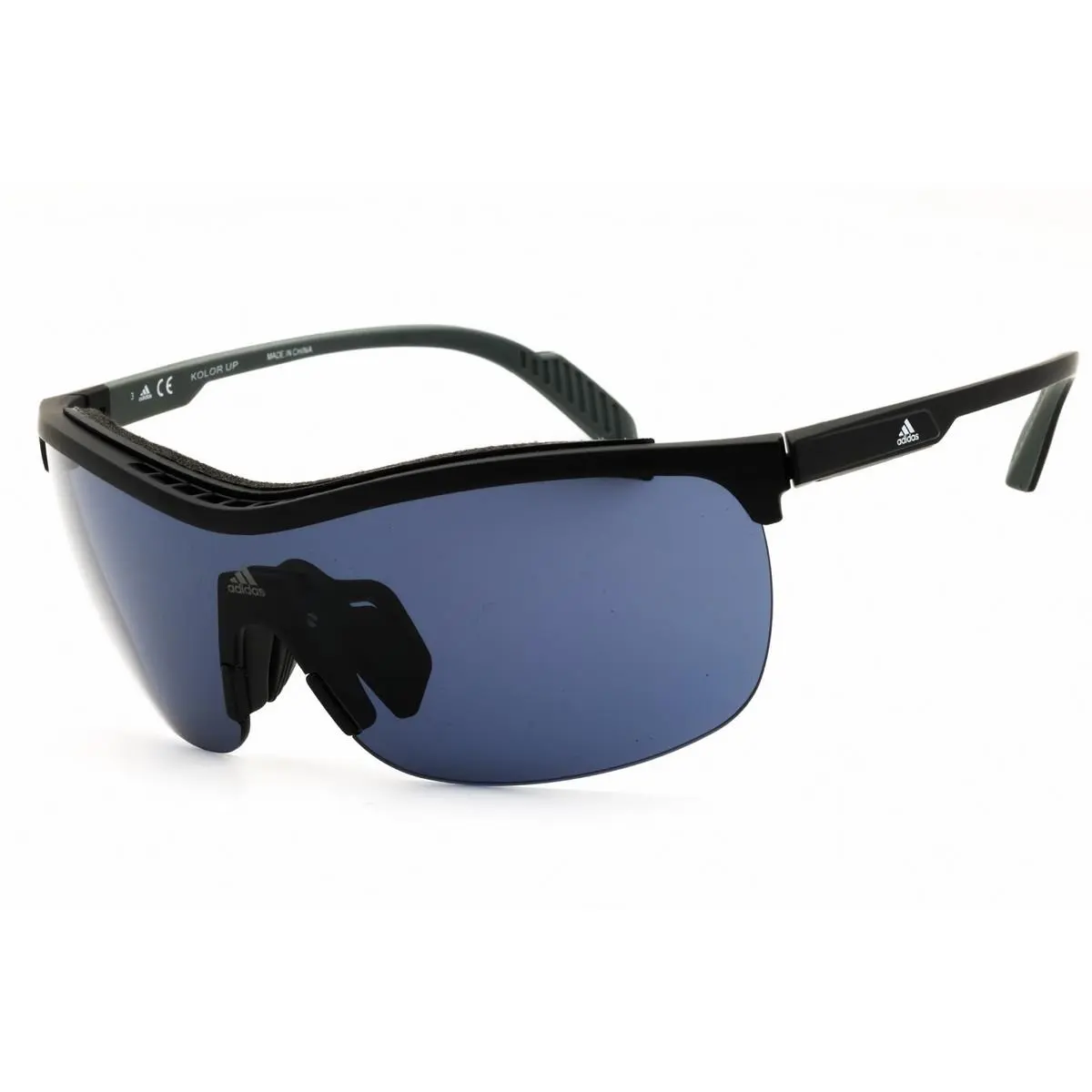 Adidas ADSP0043-02A-00 Sunglasses Frame Size 00mm 140mm 0mm Black Men