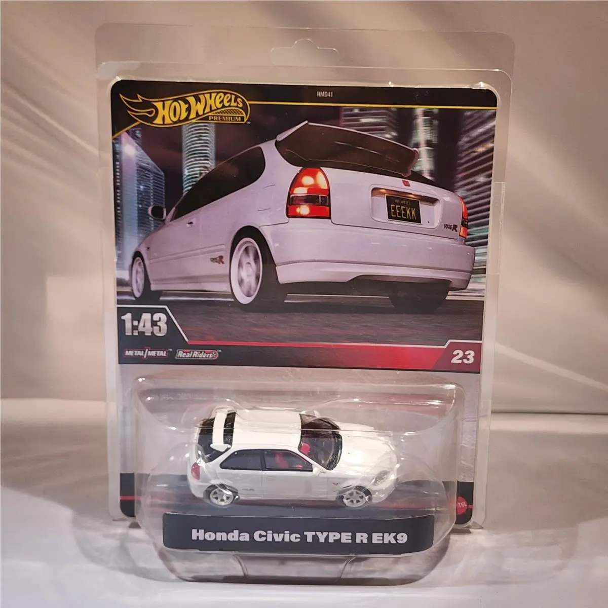 Hot Wheels Premium 1:43 Scale `99 Honda Civic Type R EK9 Diecast Car