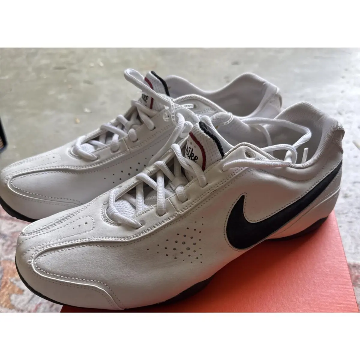 Nike Air Series 6D 2007 White Black Athletic Shoes Mens Size 13 315897