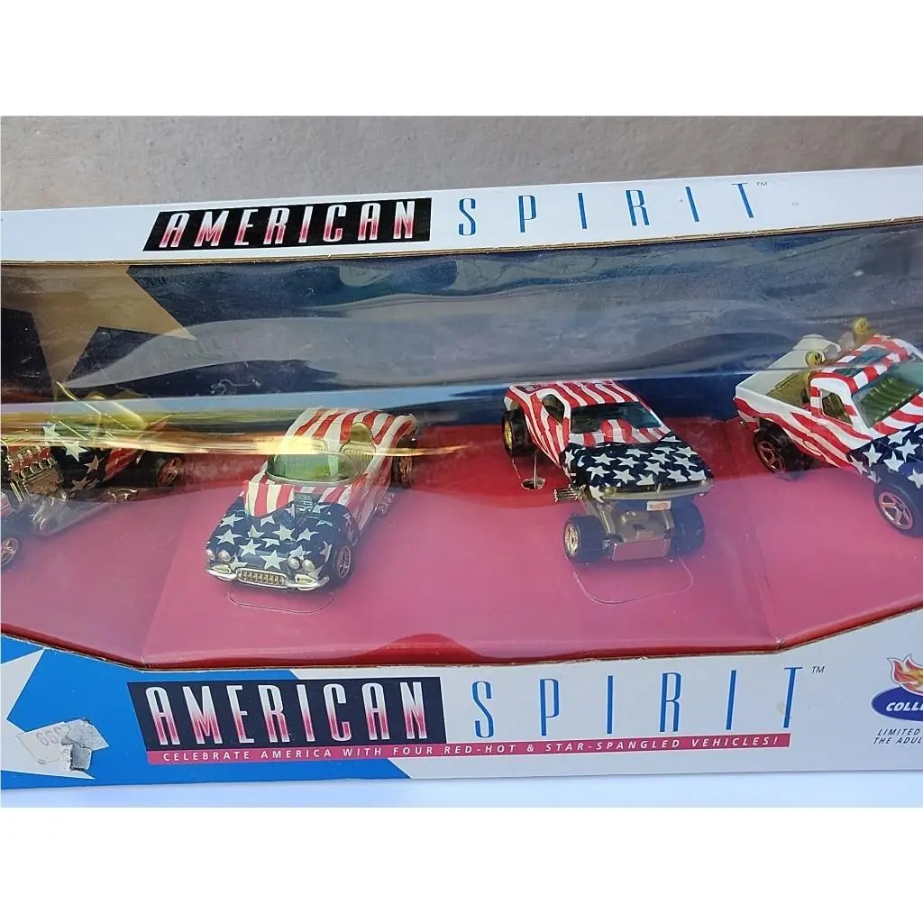 Hot Wheels Collectibles American Spirit Box Set w/ Bywayman Corvette Barracuda