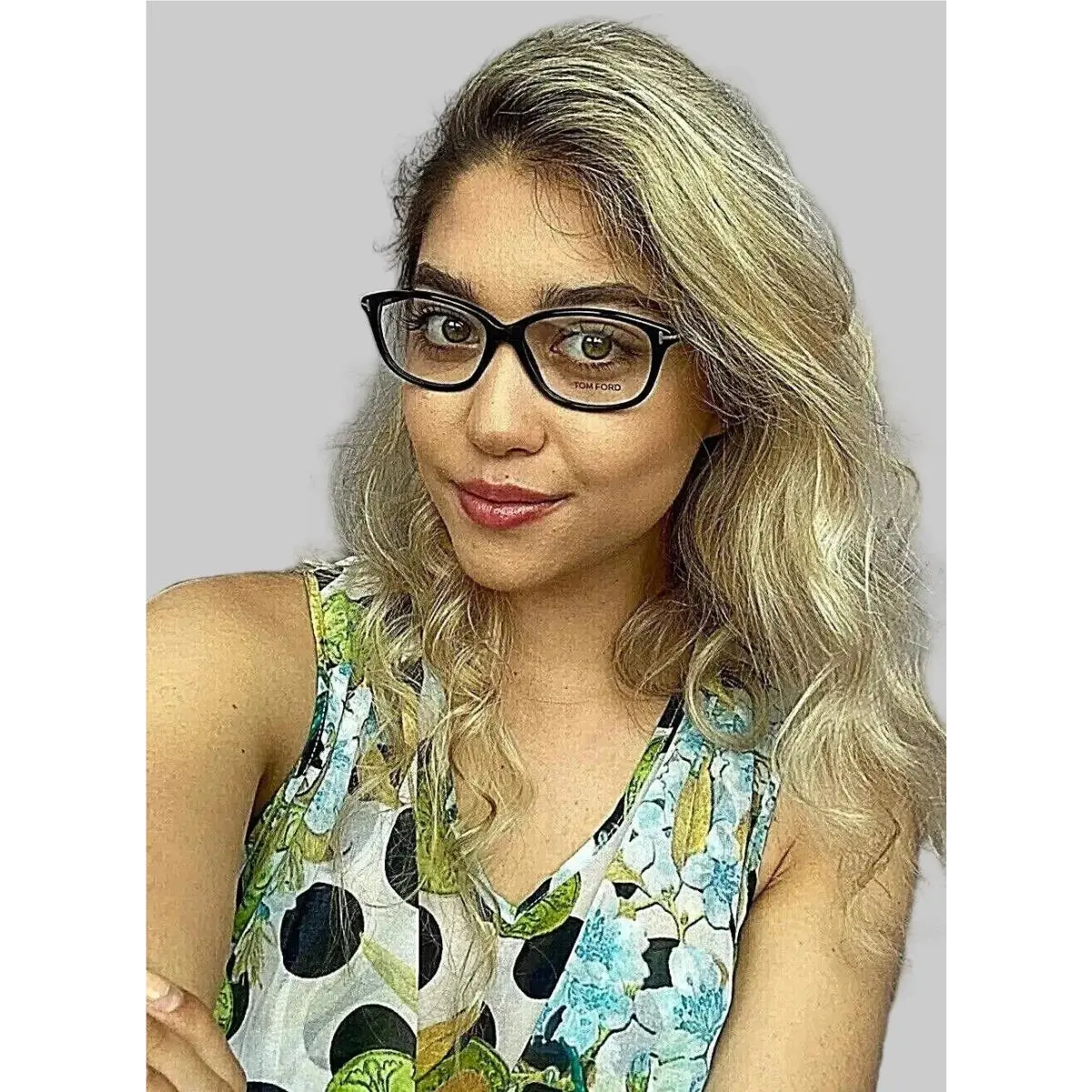 Tom Ford TF 3165 092 54mm Dark Blue Women`s Eyeglasses Frame Italy