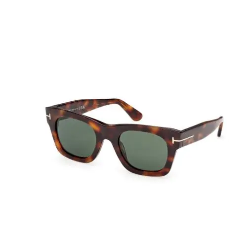 Tom Ford FT1314 EMMA-02 53N Blonde Havana/green 51mm Women`s Sunglasses