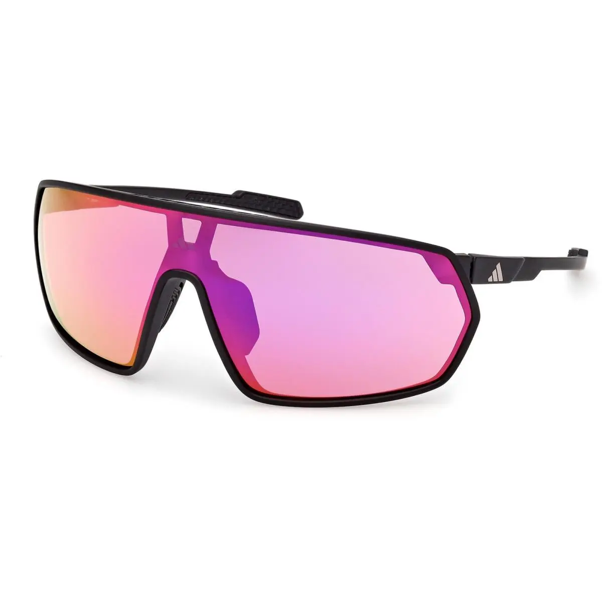 Adidas Unisex Sunglasses Matte Black Injected Plastic Shield Frame SP0088 0002Z