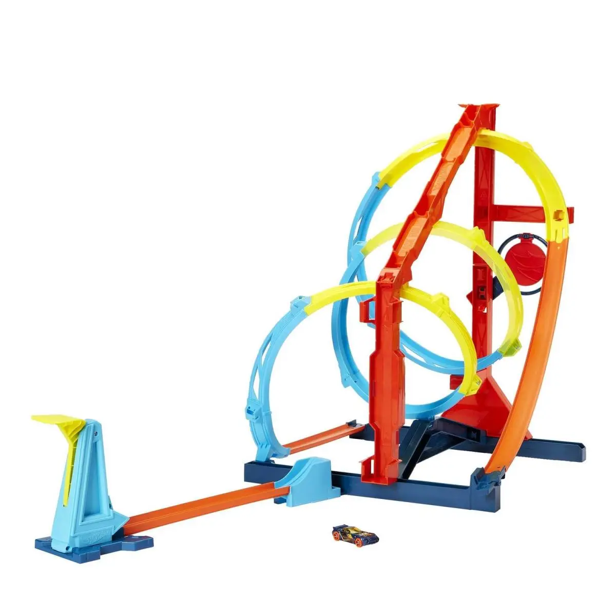 Toy Car Track Set Track Builder Unlimited Corkscrew Twist Kit Playset