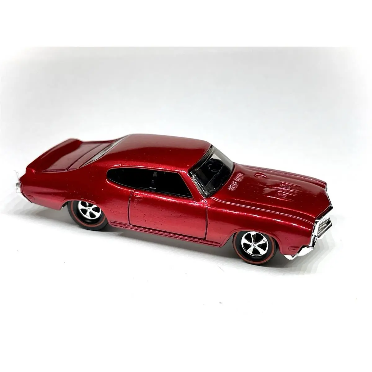 Custom Made Hot Wheels 70 Buick Gsx Spectraflame Red Redline