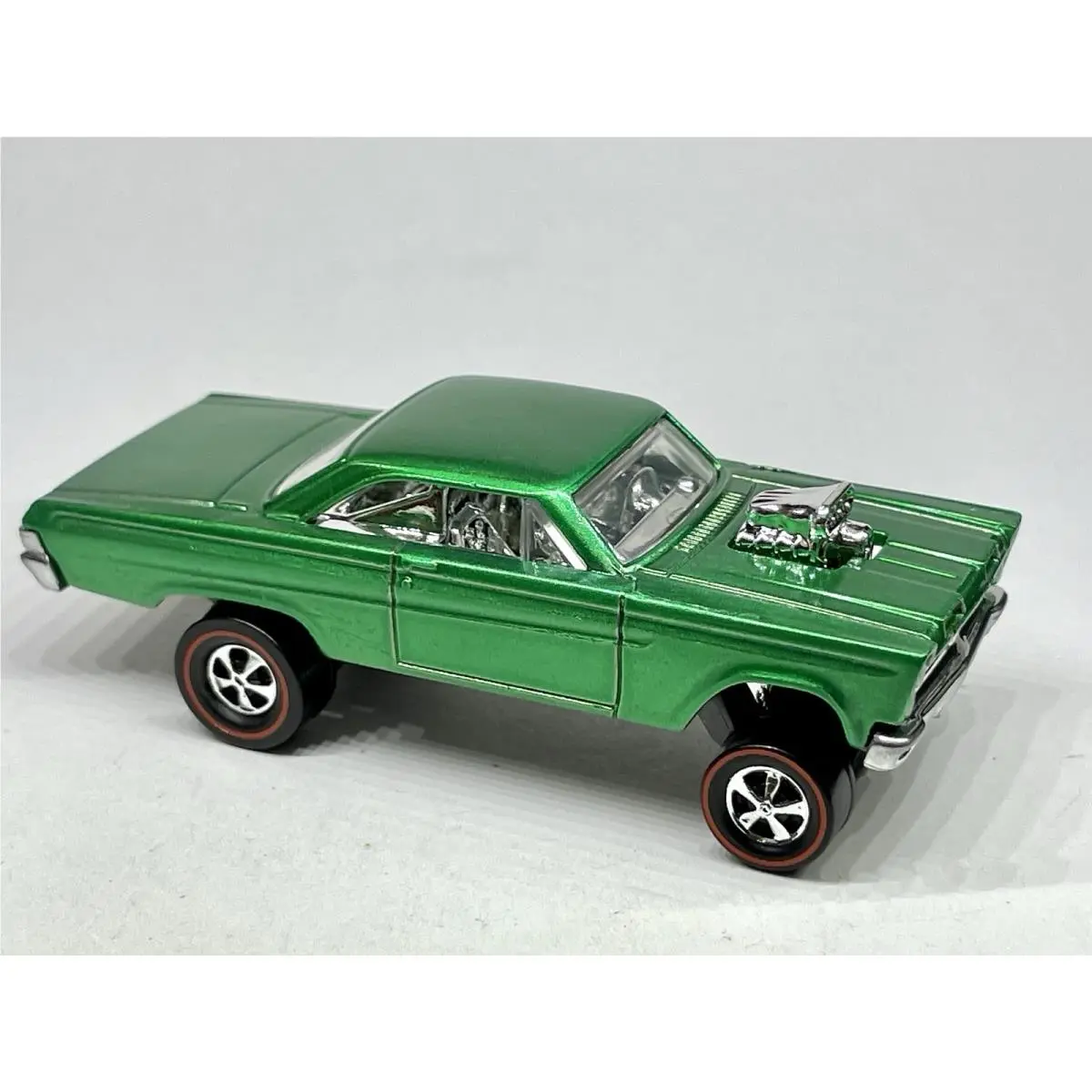 Hot Wheels `65 Mercury Comet Cyclone Gasser Custom Made Spectraflame Redline