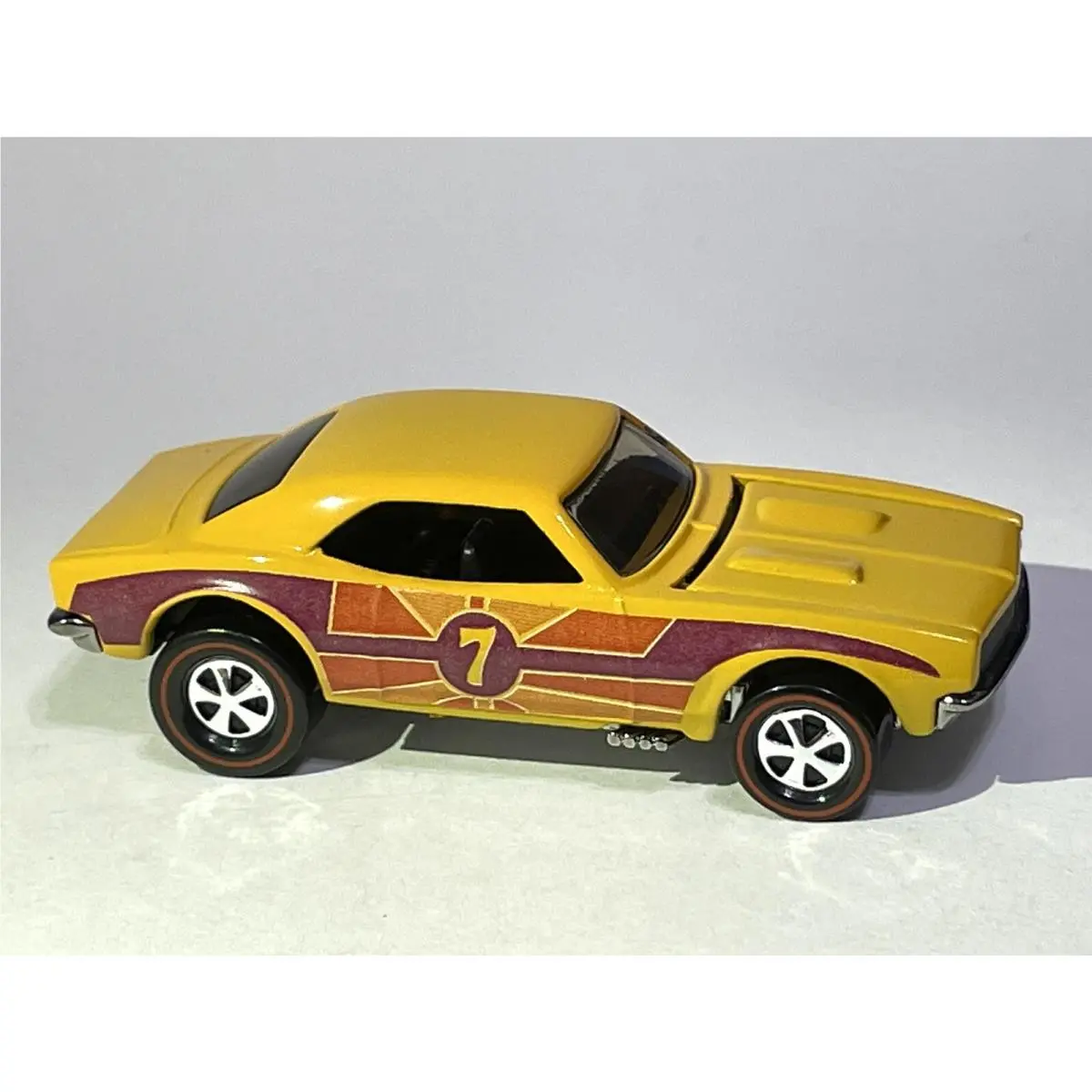 Hot Wheels “custom Camaro” Heavy Chevy Custom Made Redline Gloss Yellow