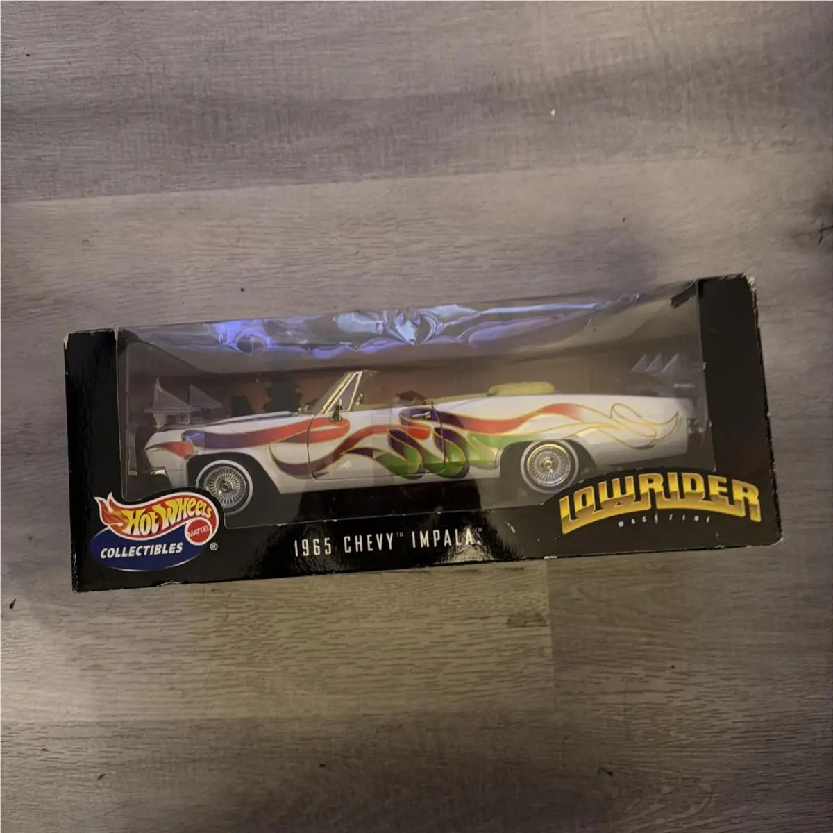 Hot Wheels 1965 Chevy Impala Custom Lowrider Magazine 1:18 Scale Diecast