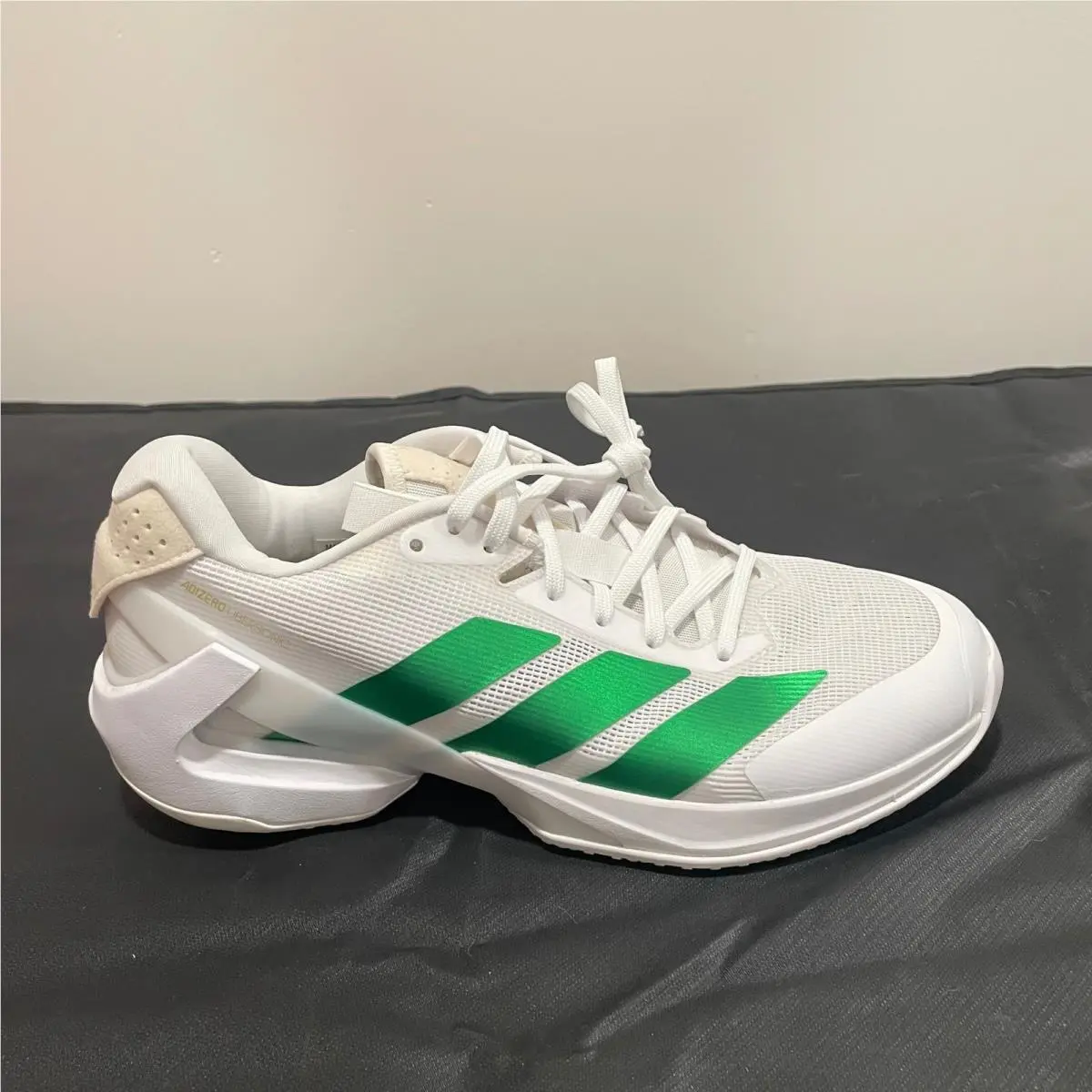 Adidas Adizero Ubersonic 5 Mens Tennis Shoes White Green JP5775 Size 8