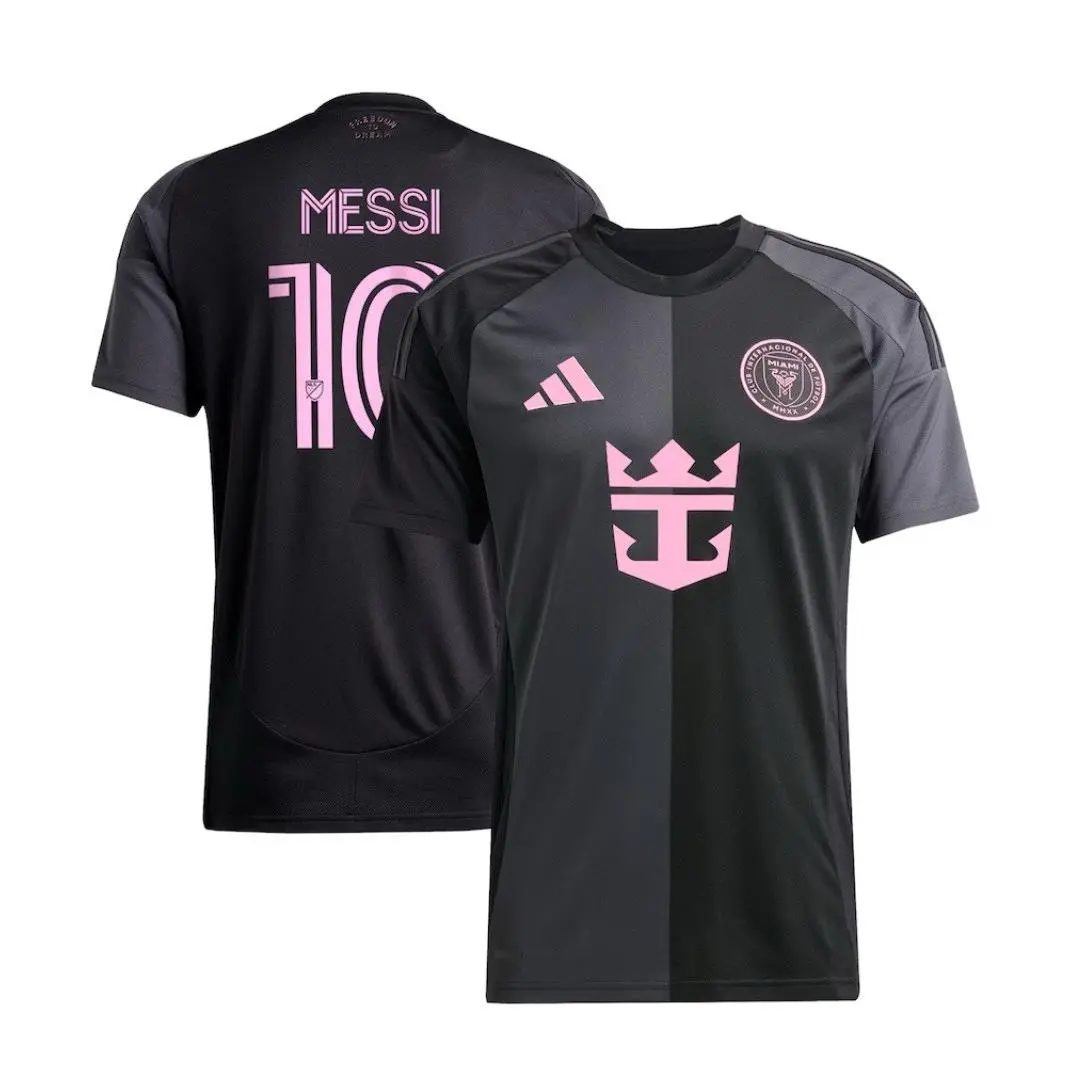 Adidas 2025 2026 Messi Inter Miami CF Jersey Slim Fit Medium Fortitude Kit Black