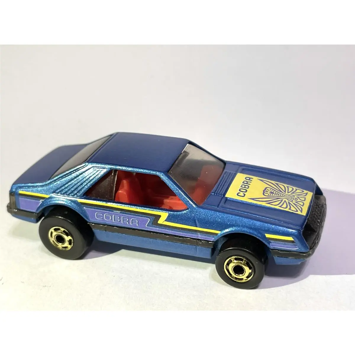 Custom Made Vintage 1979 Hot Wheels Turbo Mustang Cobra Rare Blue