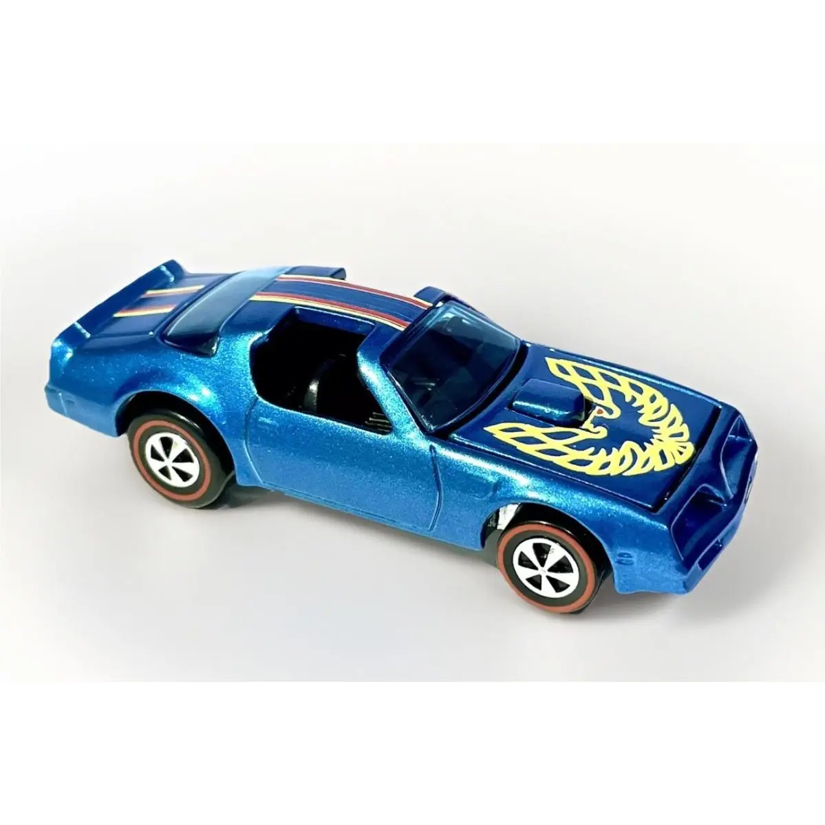 Custom Made Hot Wheels Hotbird Metallic Blue Redline 80’s Firebird