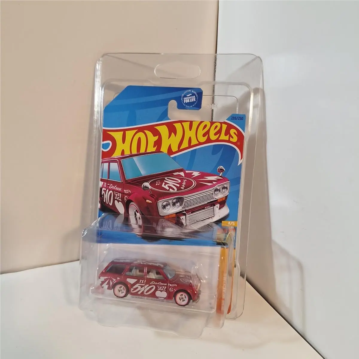 Hot Wheels 2023 Super Treasure Hunt Datsun Bluebird Wagon 510 with Protector