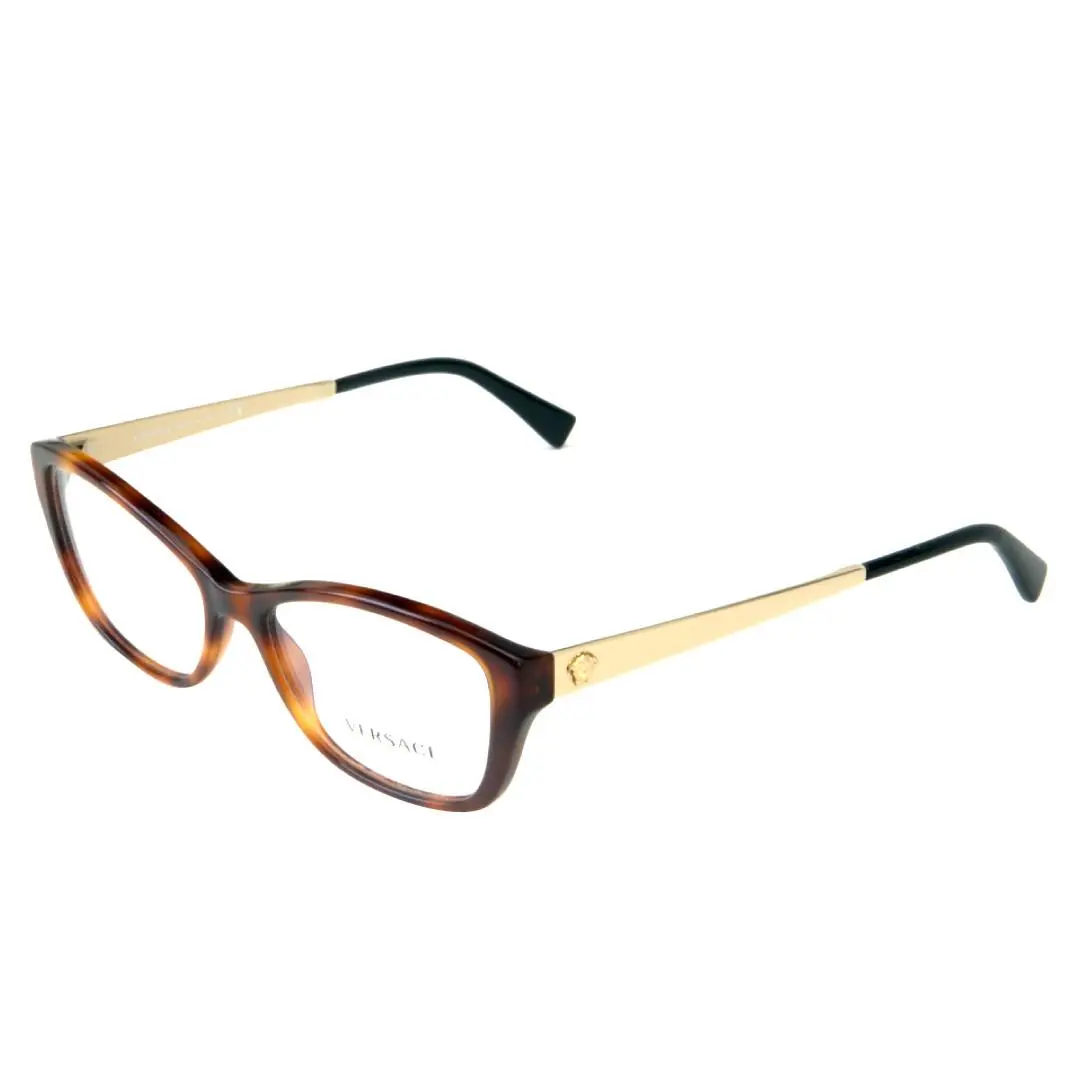 Versace Unisex Eyeglasses VE3236 -5217 54 Havana Gold