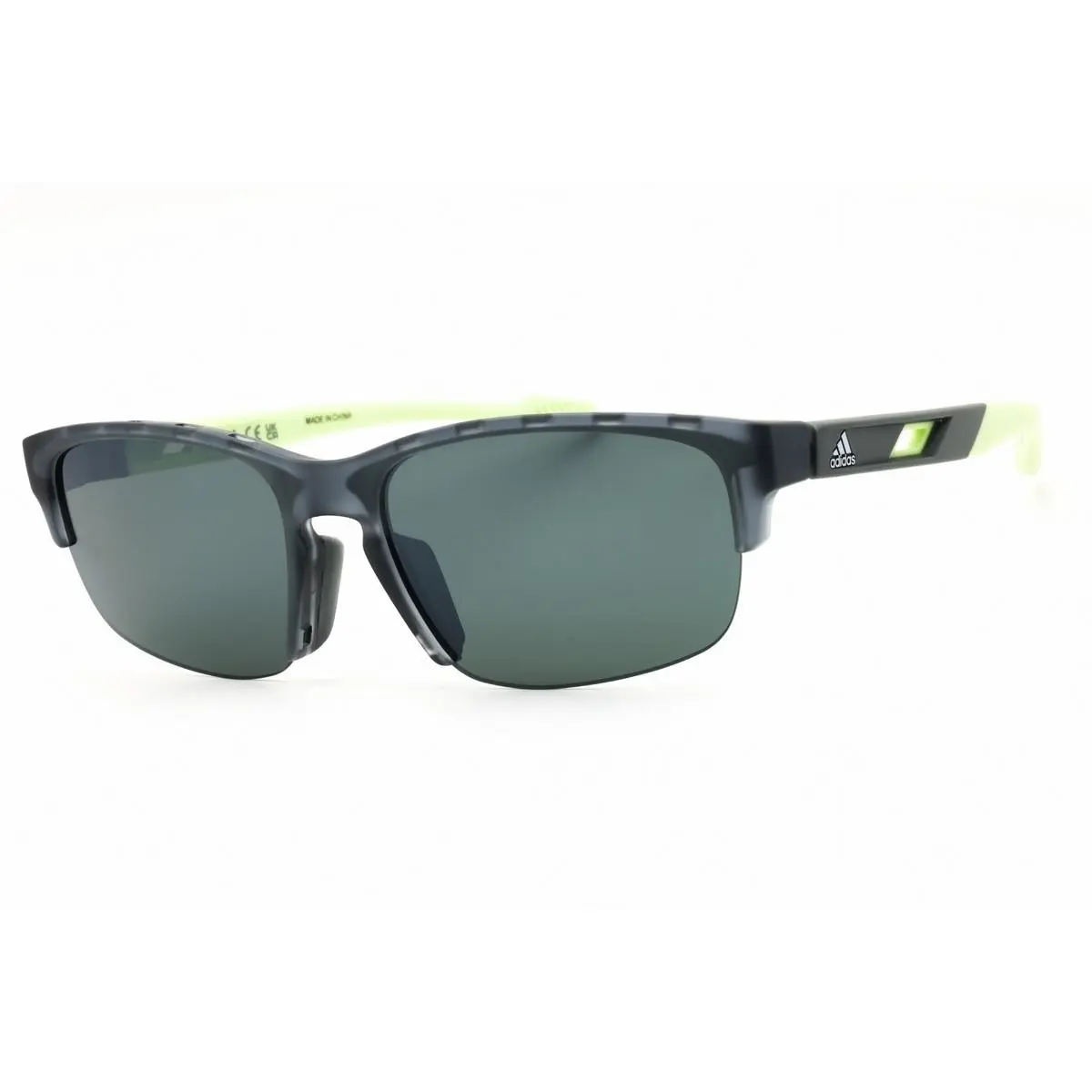 Adidas ADSP0068-20D-57 Sunglasses Frame Size 57mm 135mm 18mm Grey Men