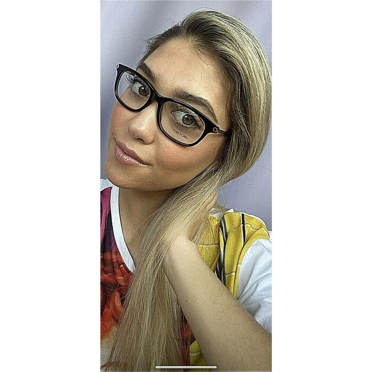 Tom Ford TF5372 001 52mm Italy Rx Women`s Eyeglasses Frame