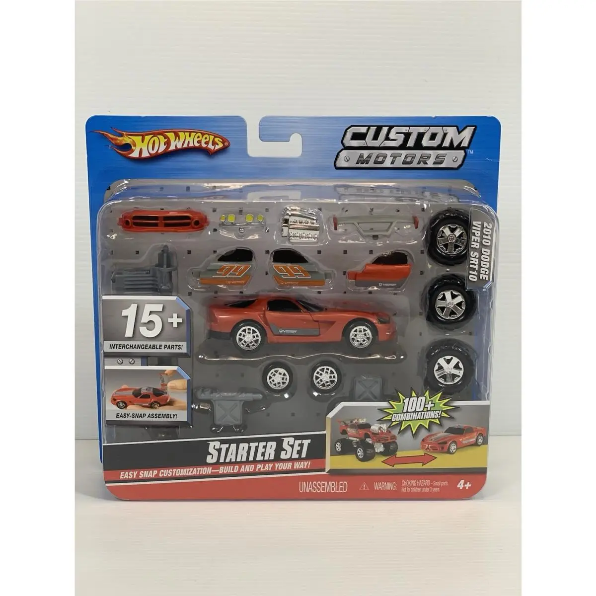 2009 Mattel Hot Wheels Dodge Viper SRT10 Starter Set - Custom Motors