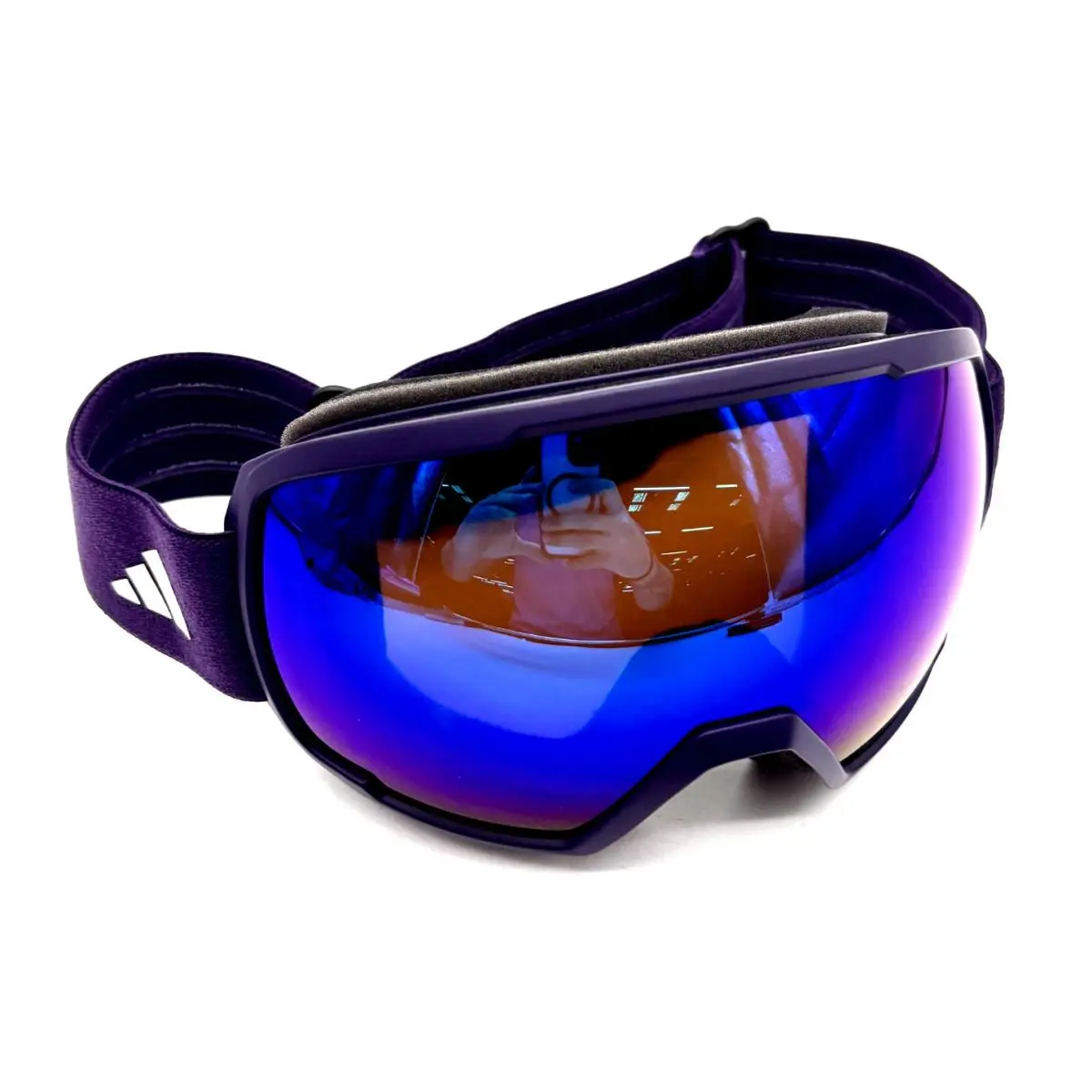 Adidas SP0121 Unisex Purple Frame Blue Purple Lens Ski Snowboard Goggles