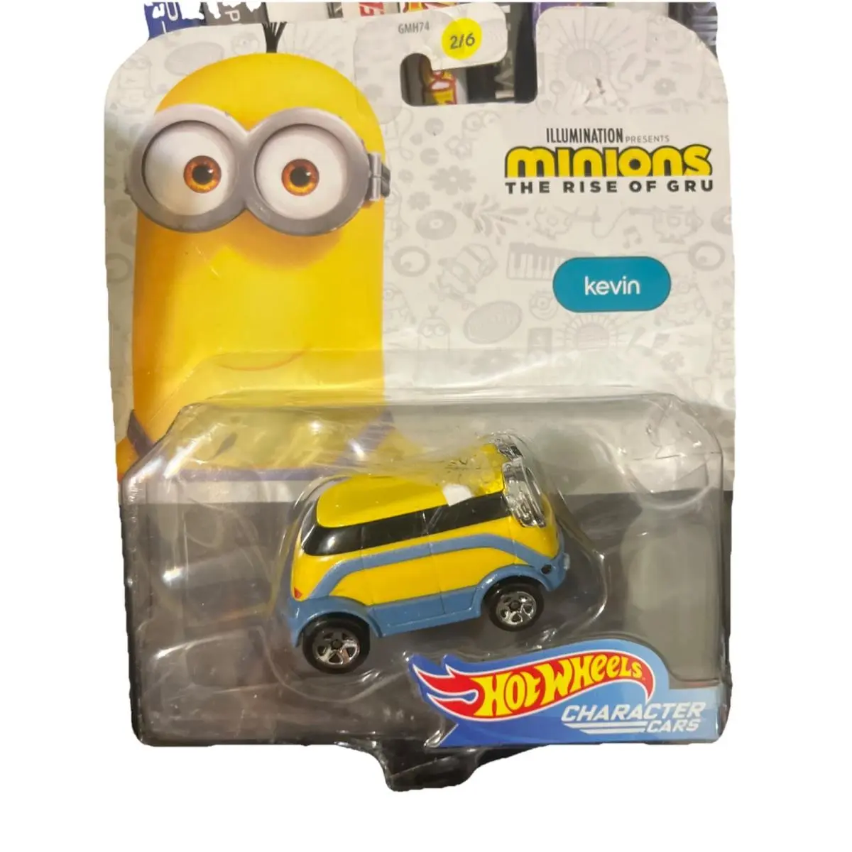 Hot Wheels Minions The Rise of Gru Kevin Character Car 2/6 2018 ￼