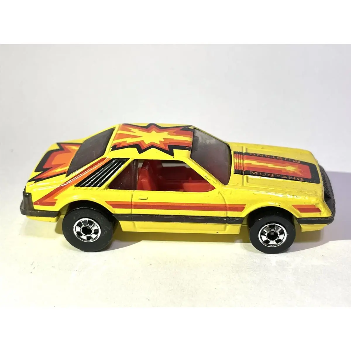 Vintage 1979 Hot Wheels Hot Ones Turbo Mustang Cobra Yellow