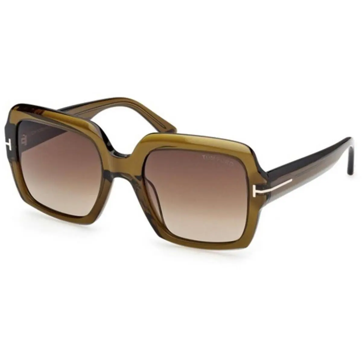 Tom Ford Women`s Sunglasses Kaya Mastic Acetate Square Full Rim FT1082 5451F