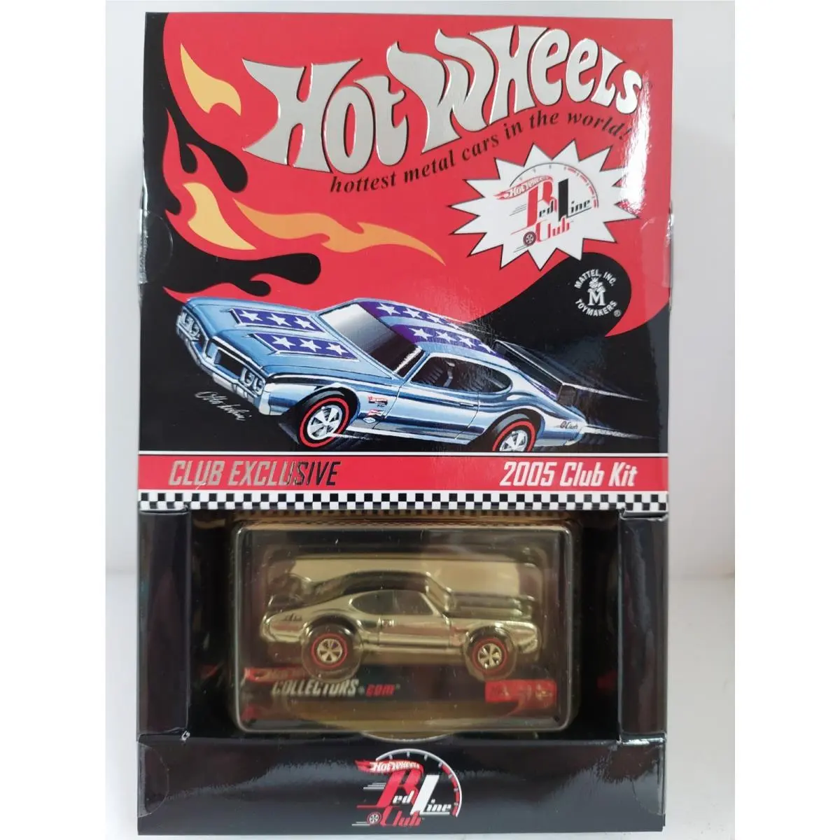 Hot Wheels Rlc Club Exclusive 2005 Club Olds 442 Blue Stripe 1 of 5000