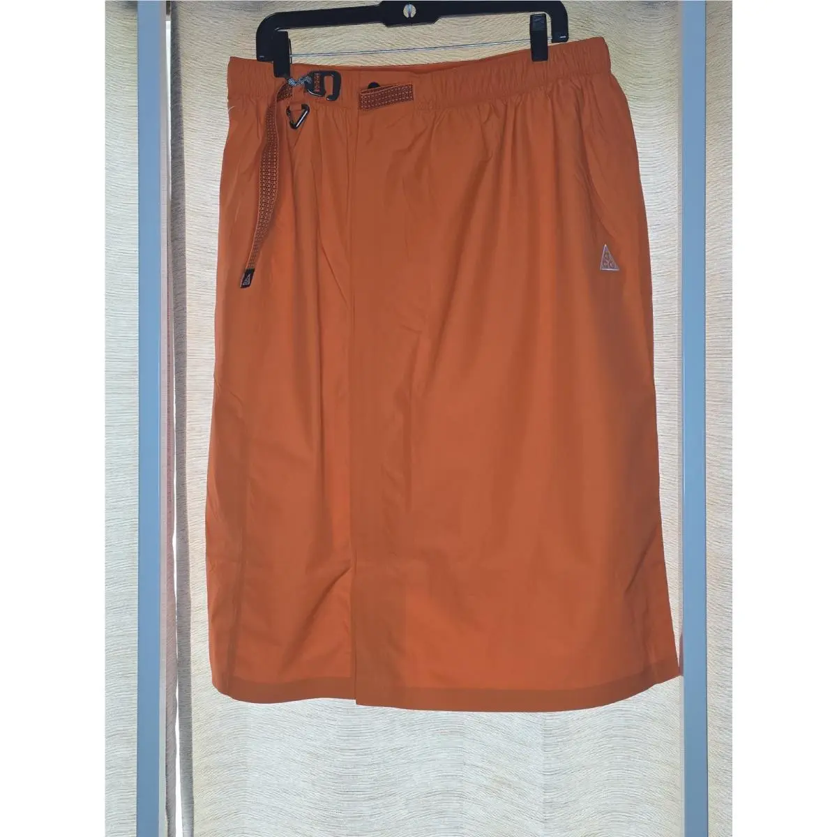 Size M Mens Nike Acg Morpho Storm-fit Adv Wrap Skirt Orange Black II0927-819