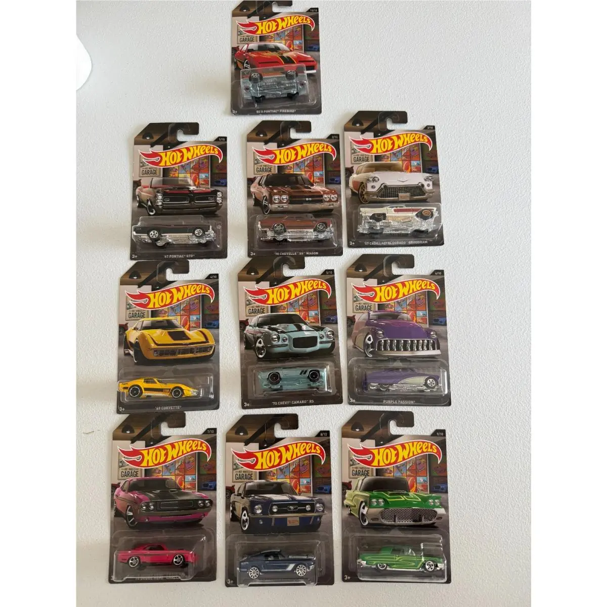 Hot Wheels 2016 Walmart Garage Set of 10 Exclusive Cars BL6