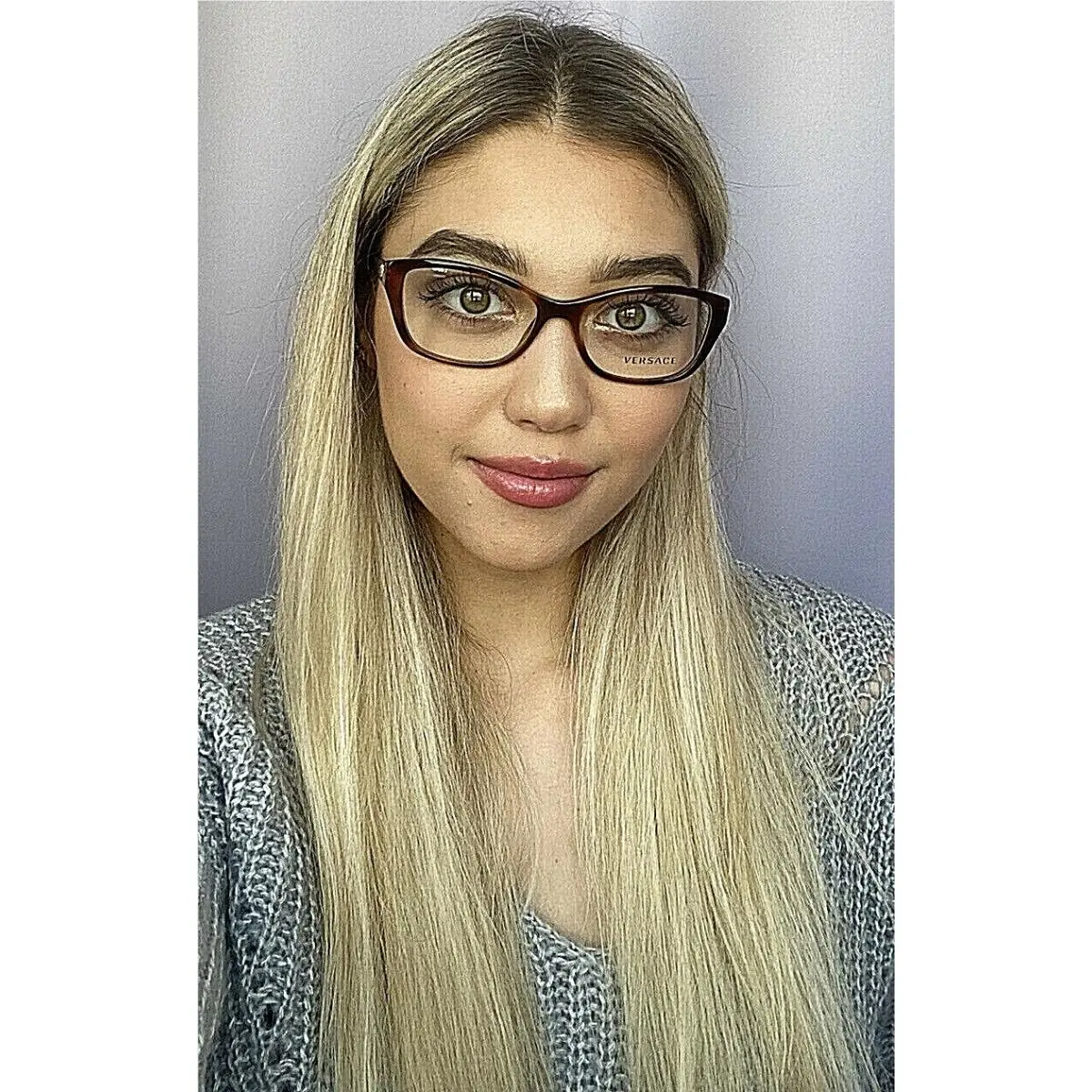 Versace Mod. 3632-A Tortoise 54mm Cats Eye Women`s Eyeglasses Frame Italy 4
