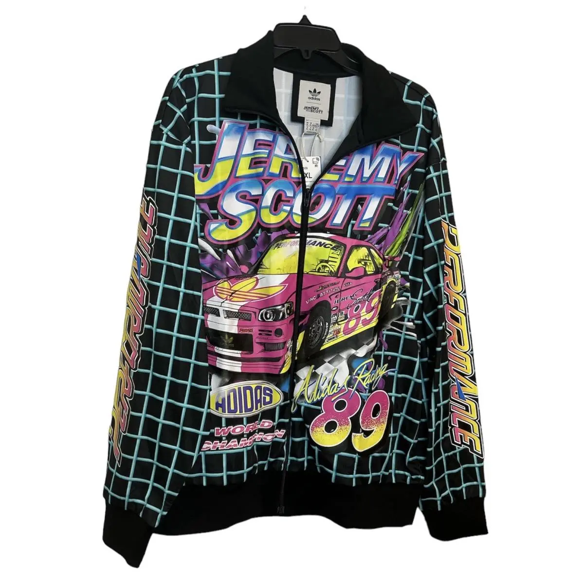 Adidas Jeremy Scott Rally Track Jacket HG6509 Unisex Sz XL Track