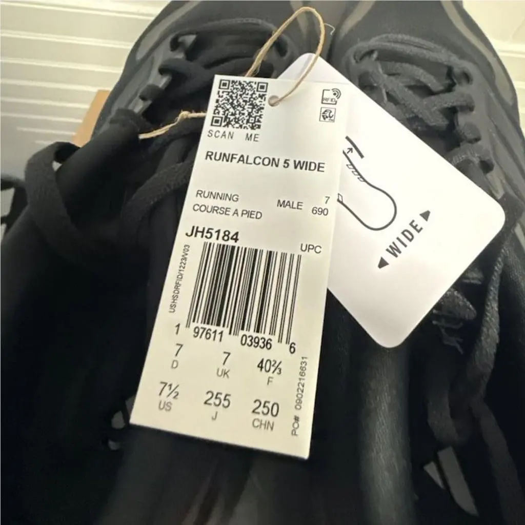 Adidas shoes - Runfalcon 5 - Runfalcon - JH5184 - Black 3