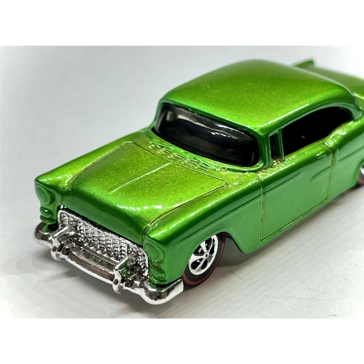 Custom Made Candy Apple Green Hot Wheels 55 Chevy Redline Chevrolet